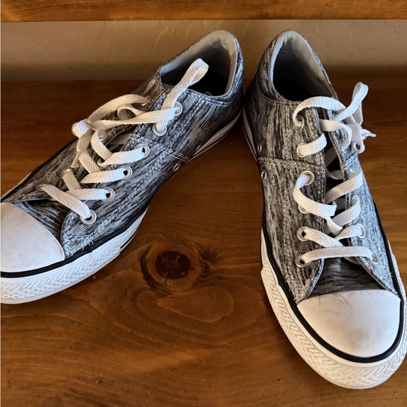 Converse Kids Black and White Sneakers - Picture 4 of 7